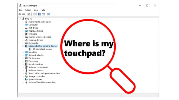 Touchpad driver concept visual
